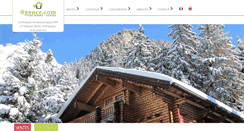 Desktop Screenshot of pralognan-agence.com